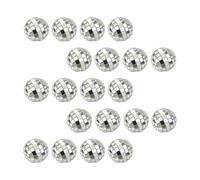 Desuibao 20Pcs Mini Disco Balls Ornaments 2 Inch/5 cm, Bright Silver Reflective Mirror Ball, Small Shiny Disco Party Decoration for Cake Wedding Christmas Tree Birthday Parties Family Celebration