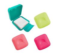 Desuibao 4 Colors Travel Soap Case, Square Soap Container for Traveling, Leakproof Bar Soap Holder Travel Case, Soap Dish Box Portable for Vacation Gym Hiking Bathroom, Small