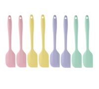 Desuibao 8 Pack Mini Silicone Spatula Set, 21cm Small Rubber Spatula Heat Resistant, Heat Flexible Silicone Spatulas Cake Spatula Scraper Cooking for Mixing, Baking, Non Stick Pans