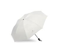Desuibao Automatic Umbrella, Windproof Travel Umbrella, Retractable Folding Umbrella, Compact Automatic Umbrella Open Close Auto for Women Man, Portable Umbrellas for Rain & Sun, White