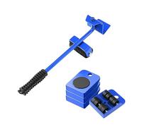 Desuibao Furniture Moving Dolly 4 Wheels, Furniture Sliders with Wheels, Furniture Lifters for Heavy Furniture, 330lbs Load Capacity Furniture Lift Mover Tool Set to Move Sofa Bed Table Appliance Blue