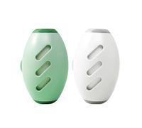 Desuibao Washable Reusable Gel Lint Roller Ball 2 Pack, on the Go Lint Roller Ball, Portable Travel Lint Roller Mini, Dog Pet Cat Hair Removal Tool for Clothes Rug Furniture Couch Car, White & Green