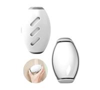 Desuibao Washable Reusable Gel Lint Roller Ball 2 Pack, on the Go Lint Roller Ball, Portable Travel Roller Mini, Dog Pet Cat Hair Removal Tool for Clothes Rug Furniture Couch Car, White