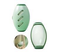Desuibao Washable Reusable Gel Lint Roller Ball 2 Pack, on the Go Lint Roller Ball, Portable Travel Roller Mini, Dog Pet Cat Hair Removal Tool for Clothes Rug Furniture Couch Car, Green
