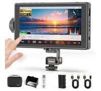 Desview A5 Camera Field Monitor 5.5" 600nits Touch Screen Camera Monitor 4K HDMI in/Out with HDR 3D LUT Full-Waveform Peaking Focus Assist, Sunshade & Battery Included