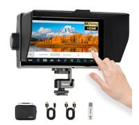 Desview A5 Touch Screen Camera Field Monitor 5.5" 600nits 4K HDMI in/Out External Camera Monitor for DSLR with HDR 3D LUT Full-Waveform Peaking Focus Assist, Sunshade & Carry Case Included