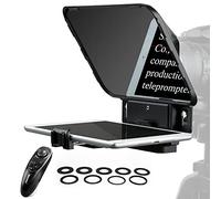 Desview T3 Teleprompter for Tablet Smartphone iPad up to 10 inch, 70/30 Beam Splitter Glass, Teleprompters with Remote Control for DSLR Camera Wide Angle Lens Video Recording