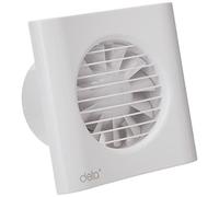 Deta 4601 Axial Extractor Fan 4 Inch / 100mm (Timer Model) White | Timer Model