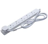 SMJ B6W2MP Extension Lead 240 Volt 6 Way 13A 2 Metre