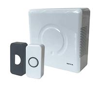 Deta C3504 Mains Voltage Door Chime with Built in Transformer Black/White Push