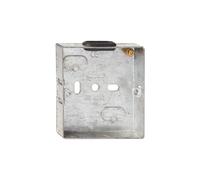 Deta DB152 1G 16mm Flush Metal Back Box