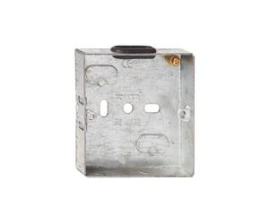 Deta DB152 1G 16mm Flush Metal Back Box