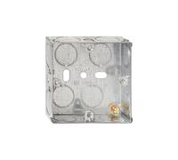Deta DB162 1G 25mm Flush Metal Back Box