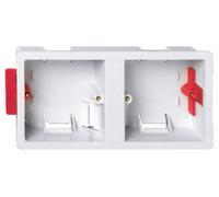 Deta Dual 1 Gang 35mm Dry Lining Box - DB2545
