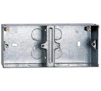 Deta 1 Gang 25mm Metal Back Box - DB162