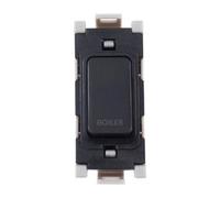 Deta G3559Bk Grid Switch 20 Amp Double Pole Black Marked Boiler (Black)