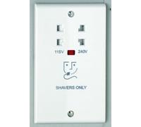 Deta S1305 Slimline Shaver Supply Unit. Dual Voltage 115/240v