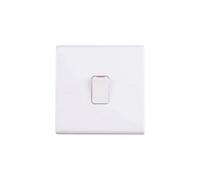 Deta S1390 Slimline 20A Double Pole Switch White