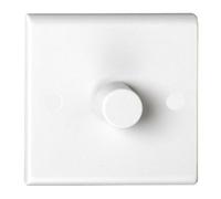 Deta S1414 Universal LED Dimmer Switch 1 Gang Multiway dimming - 250 Watt (White)