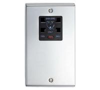 Deta Sd1305Chb Dual Voltage (115V/230V) Shaver Supply Unit (Polished Chrome)