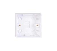 Deta V1221 1 Gang 25mm Pattress Back Box White