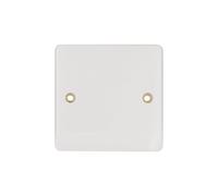 Deta Vimark VP1216 Pro White Moulded 25A Flex Connection Plate with Front Knock Out