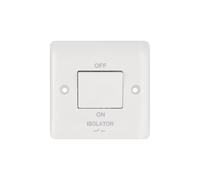 Deta Vimark VP1247 Pro White Moulded 3 Pole Fan Isolator 10A