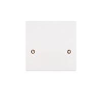 Deta Vimark VS1217 White Moulded Square Edge 45A Cooker Cable Outlet