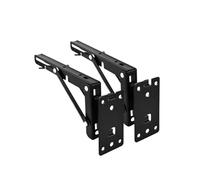 Detachable 16" Folding Shelf Bracket - Space-Saving Wall Mount for Home & Office - Sturdy White Design, Perfect for DIY Projects, Organizing, and Maximizing Small Spaces