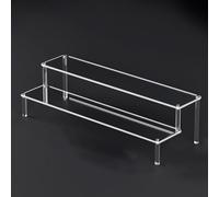 Detachable Acrylic Display Stand for Cupcakes and Collectibles Stylish Storage (2 layers 40cm)