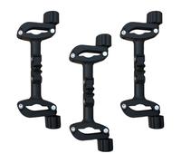 Detachable Adjustable Baby Stroller Connector Black Iron Plastic | Connects Two Identical Baby Strollers, Twin Use for Outings and Park Visits, Adjustable Buckle Design