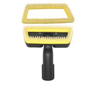 Detachable and Replaceable Brush for Karcher SC15 CTK1020 Handheld Steam Cleaner, Efficient Dirt and Oil Removal (Transparent+Replacement brush)