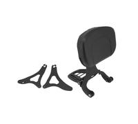 Detachable Backrest Pad Multi-Purpose Driver Passenger Backrest for Glide 1997-2023 Moto Rider Black Foldable Extendable Pad