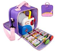 Detachable Bag Compatible with Little Tikes Story Dream Machine Books Starter Set,Kids Toys Storage Case for Little Tikes Storybook, Audio Play, Character ,with Handle and Shoulder Strap (purple)