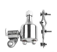 Detachable Bike Light Generator 12V 6W for High-Power Headlights, Friction-Driven Outdoor Cycling Hub Dynamo with Steel Bracket, Silver