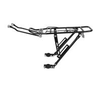 Detachable Bike Rear Rack Lightweight Compact Multi Function for Outdoor Cycling Easy Installation Reliable Support for Bags Cargo