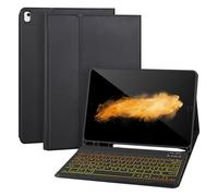 Detachable Bluetooth Keyboard Case for iPad 10.2’’, 9th Gen with Pencil Holder, Black