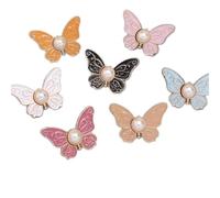 Detachable Butterfly Clips, Butterfly Pant Waist Tightener, Instant waist buckle that does not require sewing,Cute jeans buckle pin waist tightener, adjustable waist buckle clip (A# 7pcs)