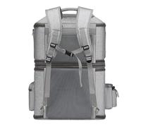 Detachable Cat Carrier Backpack for 2 Cats - Breathable, Convenient Travel Cat Backpack with Comfortable Shoulder - Ideal Cat Carrier for S (Grey)