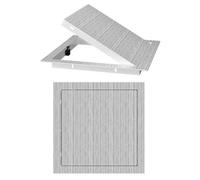 Detachable Ceiling Access Panel, Flush Mounted Attic Door for Plumbing Electrical Heating Access, Wood Grain Finish