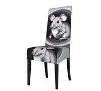 Detachable Dining Chair Cover WHJDPP Mouse in The Hole Printing Soft, Comfortable for Home, Hotel, Wedding Banquet, Banquet, Conference, Ceremony Decorations