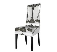 Detachable Dining Chair Cover WHJSHOP Ancient Balance Prints Soft, Comfortable for Home, Hotel, Wedding Banquet, Banquet, Conference, Ceremony Decorations