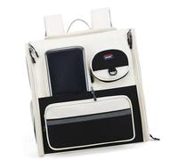 Detachable Dog Trolleys Case Large Folded Pet Bag Cats Travel Carriers Bag with Telescopically Handle Shoulder Straps