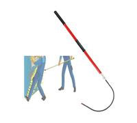 Detachable Electrical Rescue Hook,Firefighting Emergency Pole,High Voltage Insulated Rescue Hook,18-Inch Opening for Factory Safety(Red,300cm)