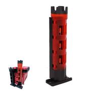 Detachable Fishing Rod Holder, Portable Bucket Bracket | ABS Pole Stand, 3-Piece Split Design, Premium ABS Plastic, Fits Standard Buckets, 3.7cm Inner Diameter