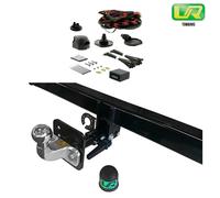Detachable Flange Towbar + 13 Pin Specific Wiring 19017/SF+CR041DHU For Jeep Wra