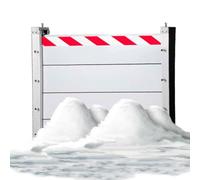 Detachable Flood Barrier 191-200cm Aluminum Flooding Protection Prevention Board for Garage, Basement, Front Door, Driveway(Outside,197 * 20cm)