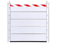 Detachable Flood Barriers for Garage Door/Basement 49/59/69/79/89/99/109/119/129/139/149/159/169/179/189/199/209cm Aluminum Flood Protection Barrier/Flooding Control Baffle(L69cm)