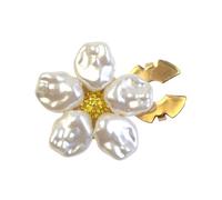 Detachable Floral Button Jewelry Clips for Blouses Shirt Collar Decoration Pearl Cufflinks Accessories Elegant Flower Button Covers for Women Pearls Cufflinks Blouses Shirt