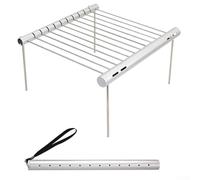 Detachable Folding Campfire Grill Made from 304 Stainless Steel for Compact Storage and Convenient Outdoor Cooking